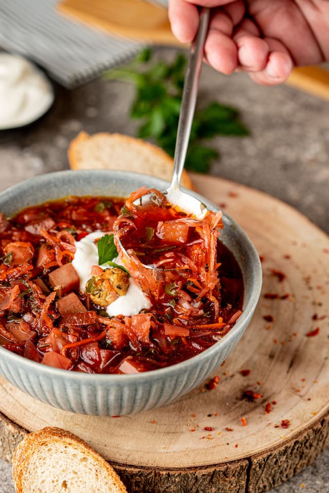 Borsch with Chicken